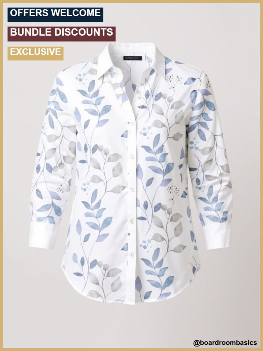 Button Down Shirts for Women 3/4 Sleeve Linen Cotton Blend V Neck Tops Dressy